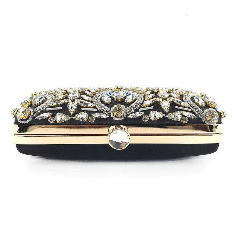 Rhinestone Clutch Bags Exquisite Female Clutches Pearls Beaded Chain Handbags Wedding Purse Shouler Bag Zd1234