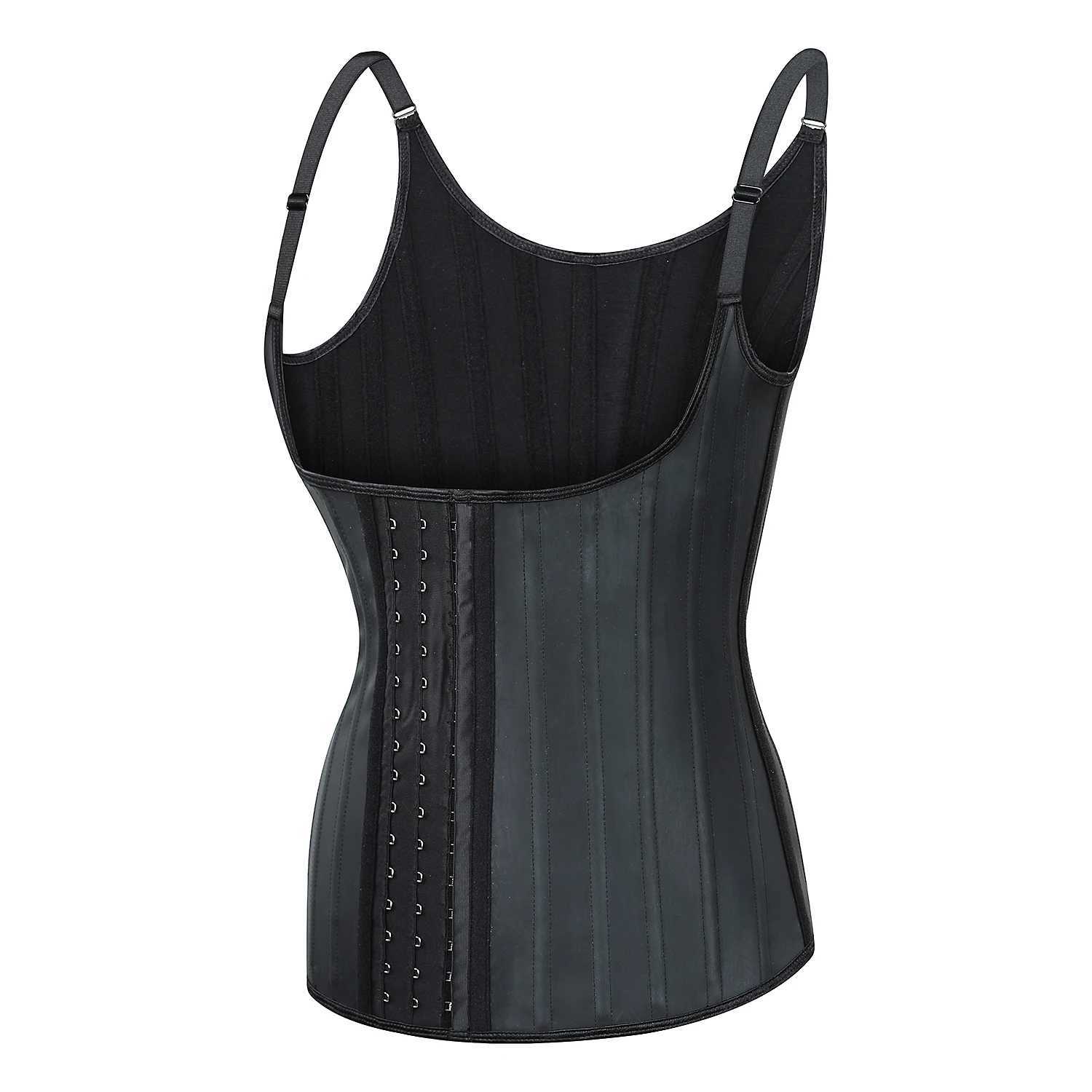 Shaping latex body shaping top tight tummy control corset waist-cinching sports shaping vest XJ250614
