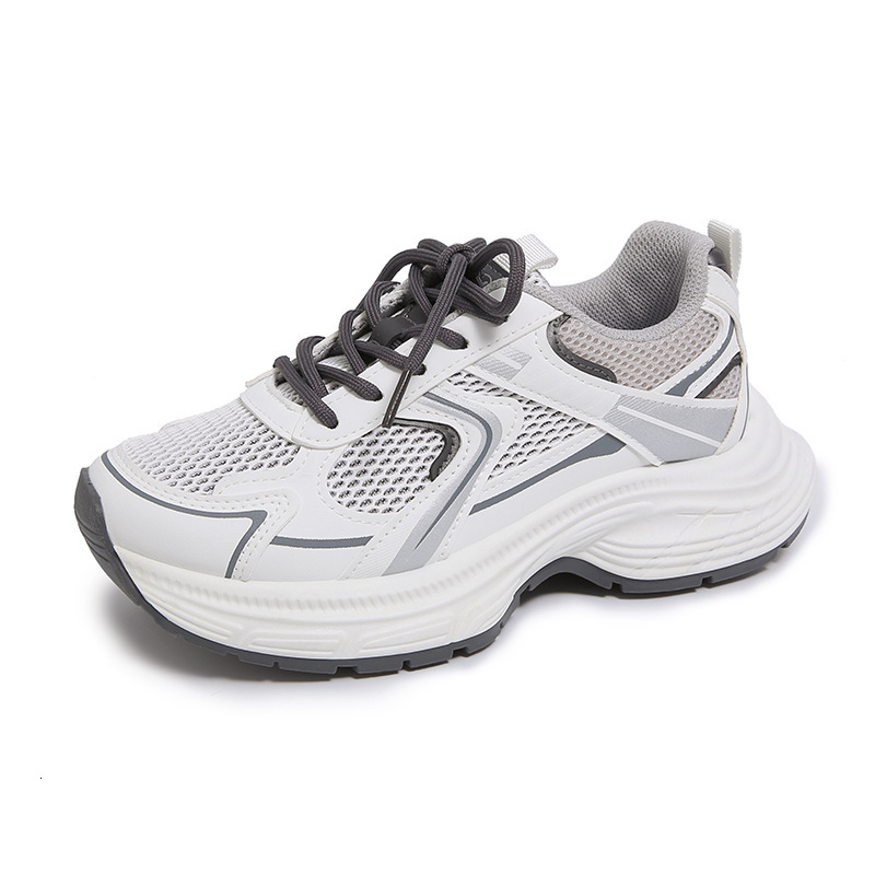 Ddmysports Ins Korean Style New Dad For Women Summer Student Sports Running Casual Shoes Thick Sole Height Increasing ZL Outdoor Shoes