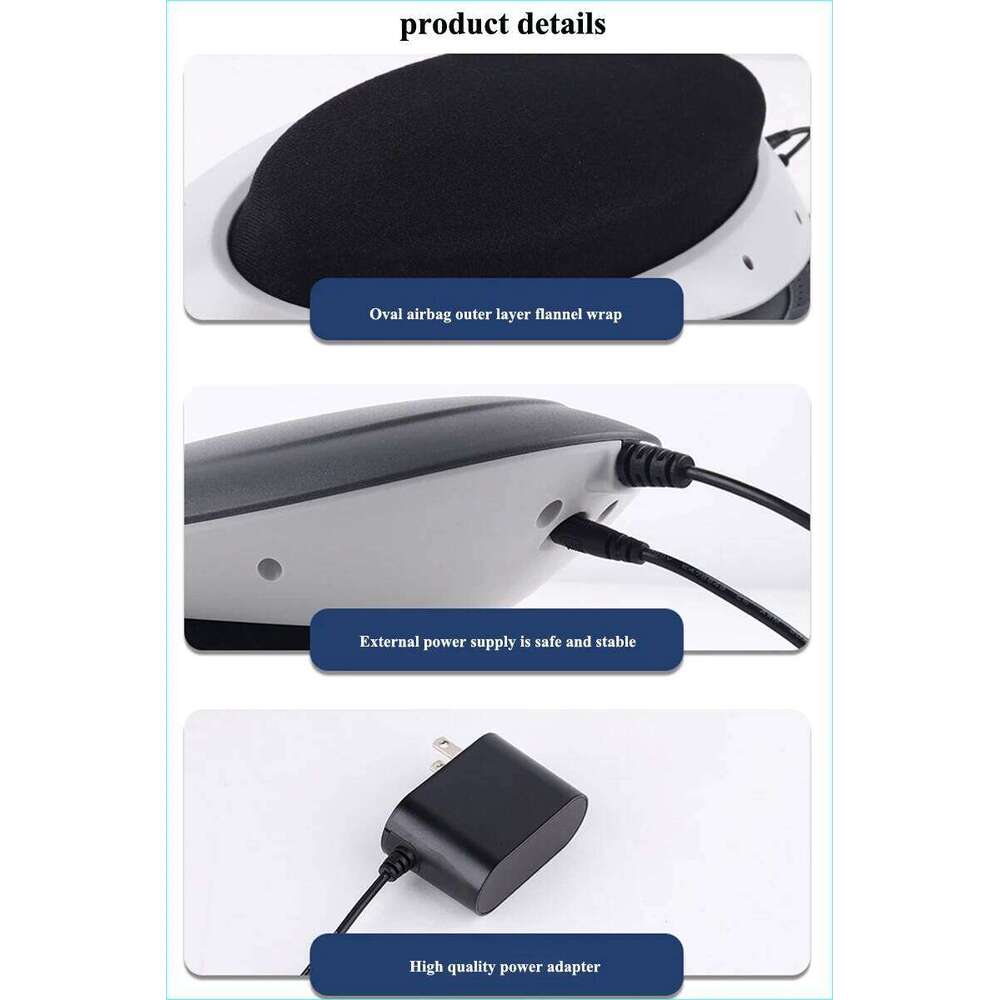 Spine Neck Lumbar Traction Multifunctional Iatable Hot Compress Vibration Air Pressure Waist Massager Warm