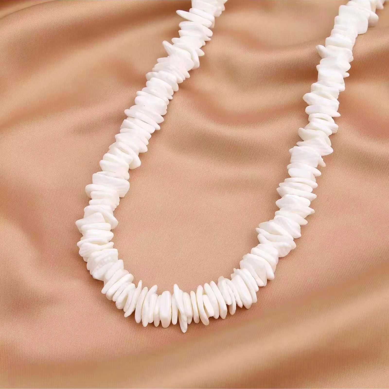 Casual Summer Beach Necklace For Women Fashion Natural Shell Irregular Women and Men Necklaces tiki Jewelry vacation Gift Z250614
