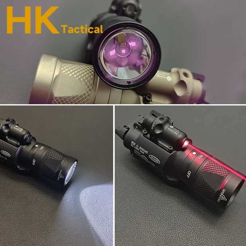SOTAC Tactical X400V IR Night Vision +White light +Red laser Weapon Light X400 X300 X300V Flashlight Metal Hanging Scout Light XJ250613