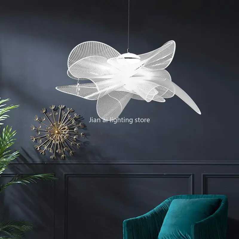 Bedroom light new light luxury modern simple northern Europe advanced sense petal lamps bedroom ceiling light XJ2500613