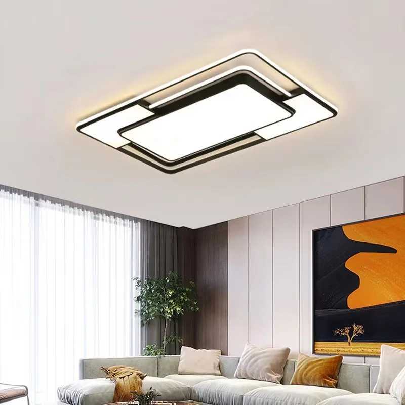 Modern LED Ceiling Lamp for Living Room Lustre Dining Bedroom Study Ceiling Light Nordic Square Ceiling Chandelier Light Fixture XJ2500613