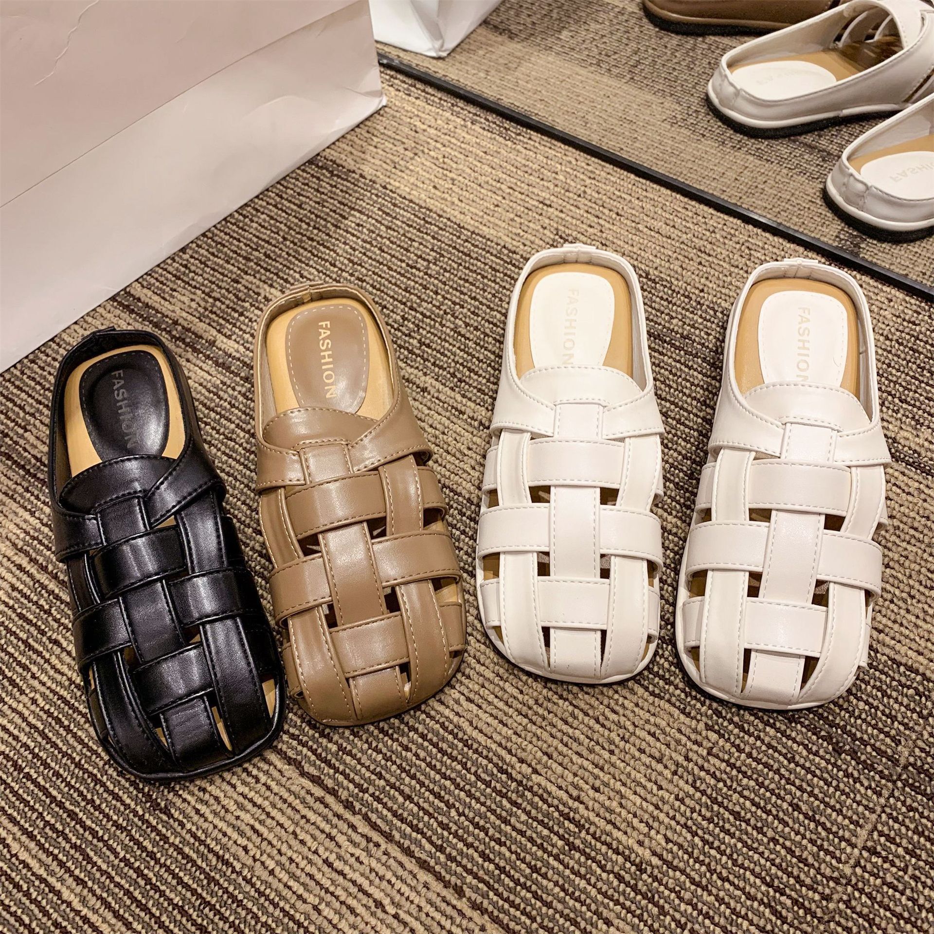 Ddmyoutdoor New Style High End Closed Toe For Women Summer Outdoor Slip On Elegant Versatile Casual Mules Sandals Outdoor Shoes