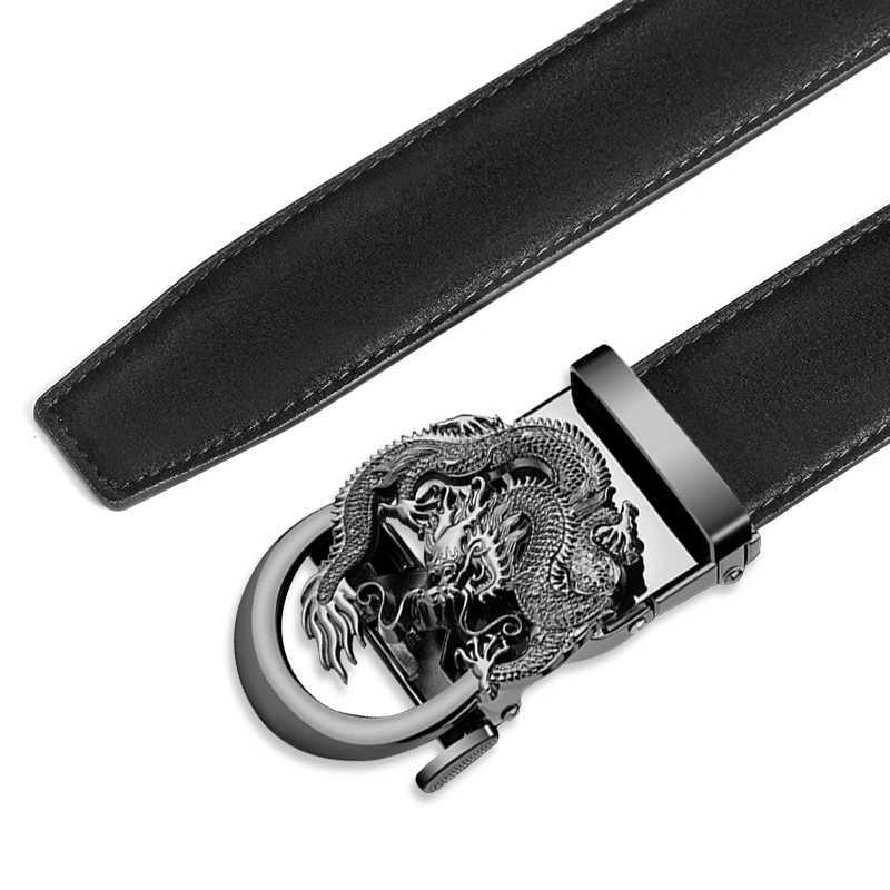 Fashion Automatic Buckle Belt for Men Famous Brand Business Belt Men PU Leather Waist Straps Black M Jeans Belts for Men X250614