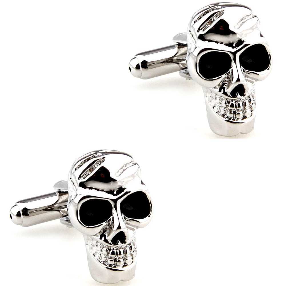 8 Designs TZG Fashion Skull Cufflinks Men Cuff Links (2 Pairs / Lot) XJ250614