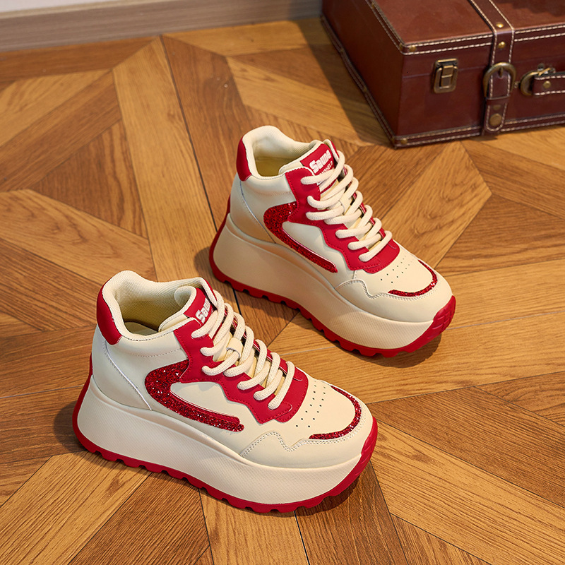 Ddmysports Dad Sneakers Spring And Autumn New Lightweight Soft Sole Sports Casual Versatile Height Increasing Women S Shoes For Petite Outdoor Shoes