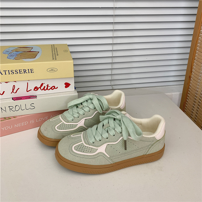 Ddmysports Autumn New German Training For Women Casual Versatile Breathable Lightweight Niche Sports Korean Style White Shoes Outdoor Shoes