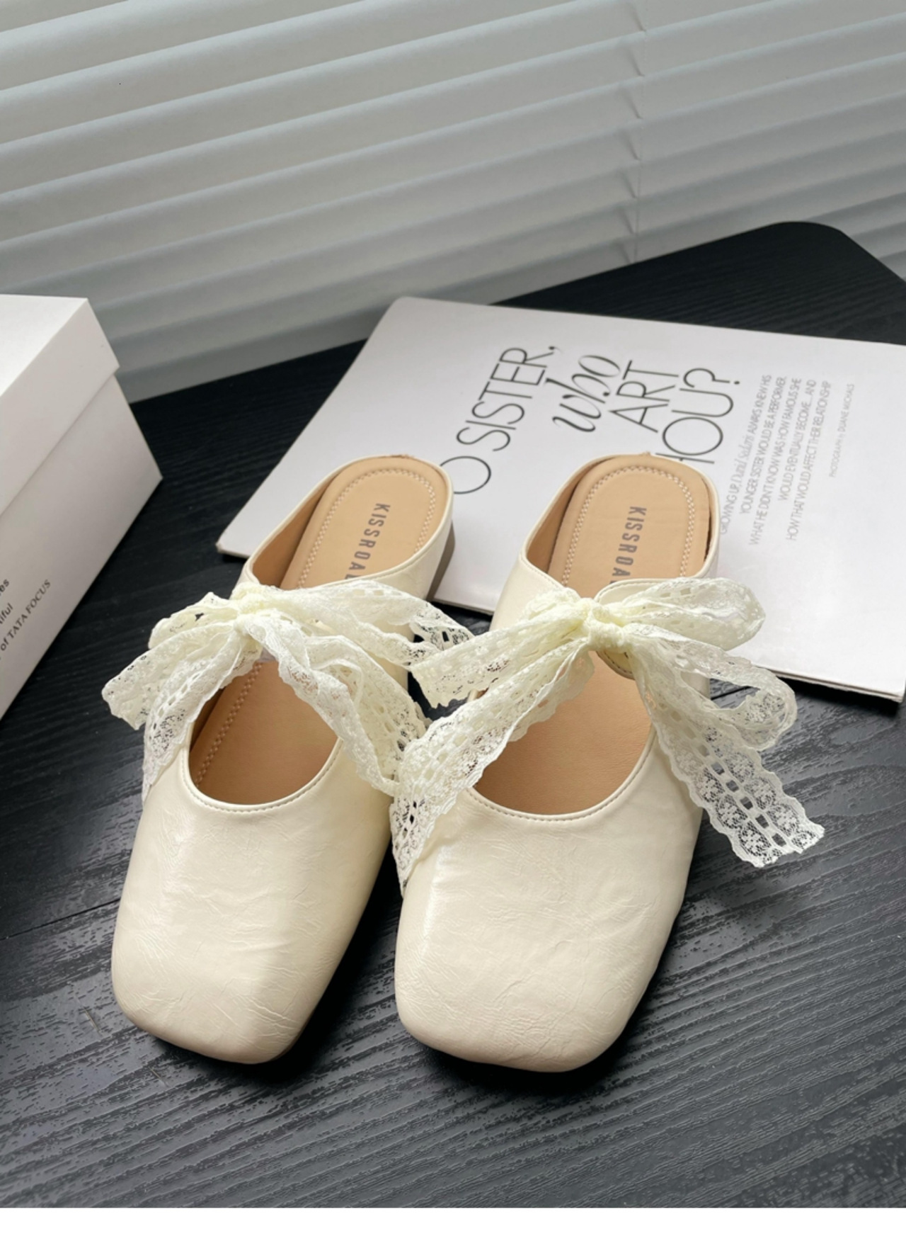 Ddmyoutdoor Ddmyoutdoor French Style Elegant Closed Toe For Women Summer New Satin Fairy Soft Sole Lazy Mules Outdoor Shoes Outdoor Shoes