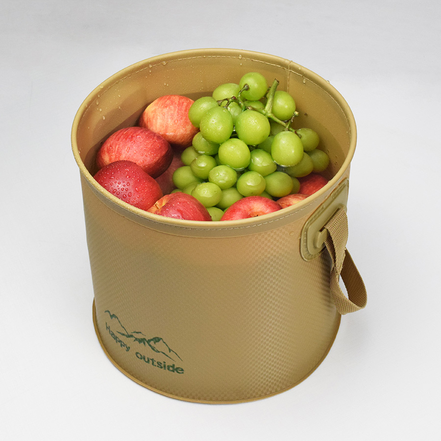 Collapsible Outdoor Water Bucket for Travel, Versatile Wash Basin, Wastub, and Foot Soak Tub - Perfect for Camping, Hiking, and Fishing - Lightweight 