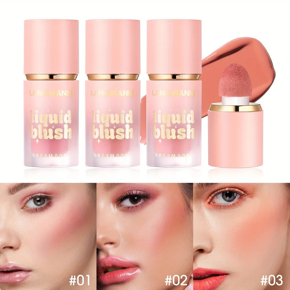Liquid Blush Matte Clear Natural Cross-border Blush Stick Atmosphere Pure Desire Pseudo Plain Face 250614
