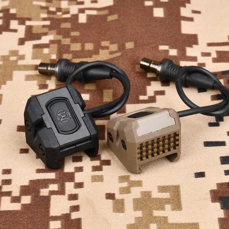 WADSN SF Tactical Dual Function Switch ModButton Crane Plug Tail Control Switch PEQ DBAL Laser Airsoft M600 Flashlight Equipment XJ250613