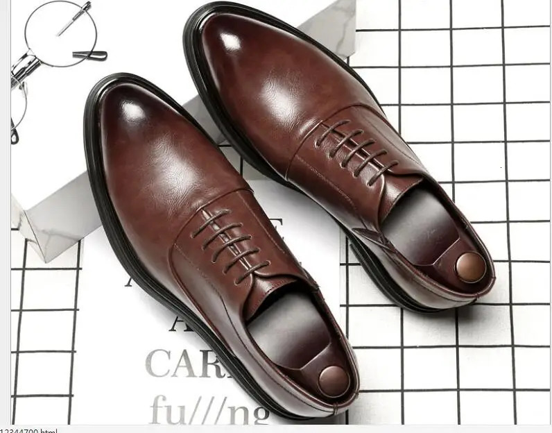 Mens Pointed business leather shoes Spring mens casualMens sneakers mens leather shoes PU leather shoes for men Loafers 250612