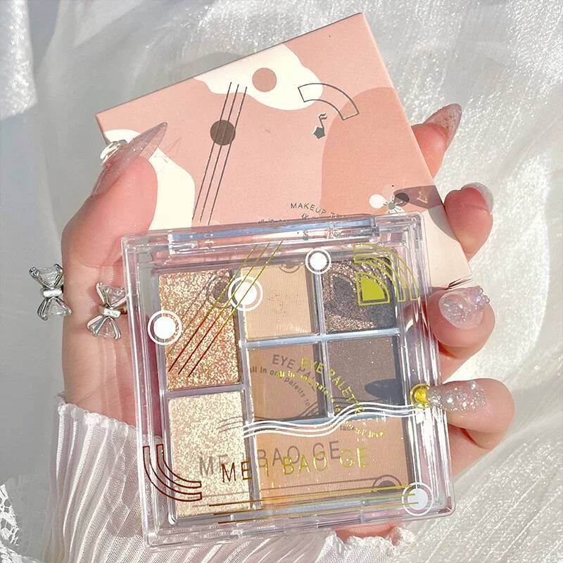 7 Colors Palette Pearly Matte Earth Color Portable Shiny Long Lasting Natural Eyeshadow Eye Makeup Cosmetic