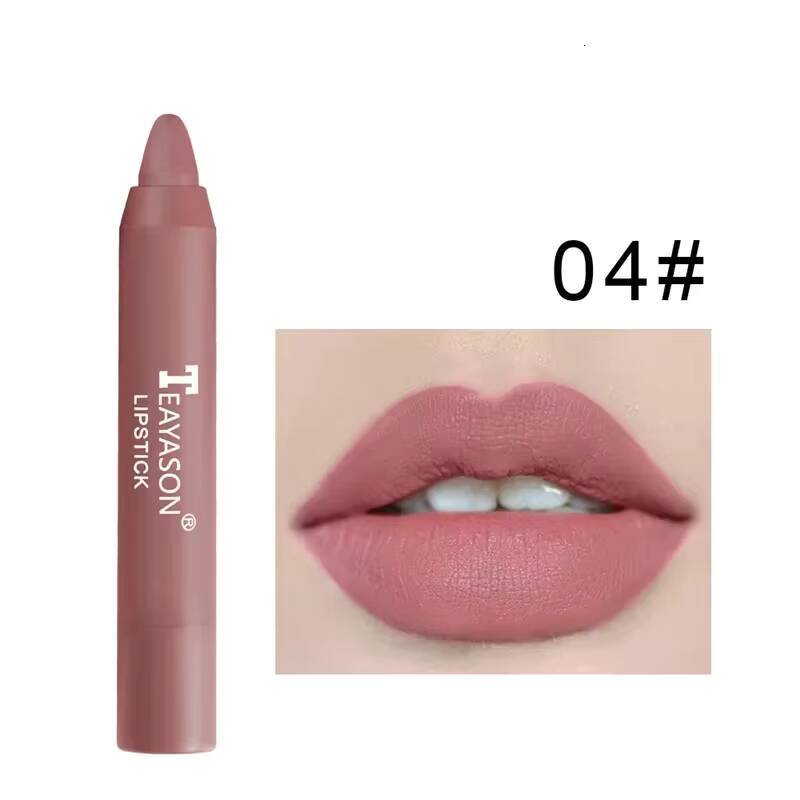 3pcs/set Velvet Matte Lipsticks Set Long Lasting Waterproof Sexy Red Nude Lip Stick Tint Pen Natural Makeup Beauty Cosmetic happy