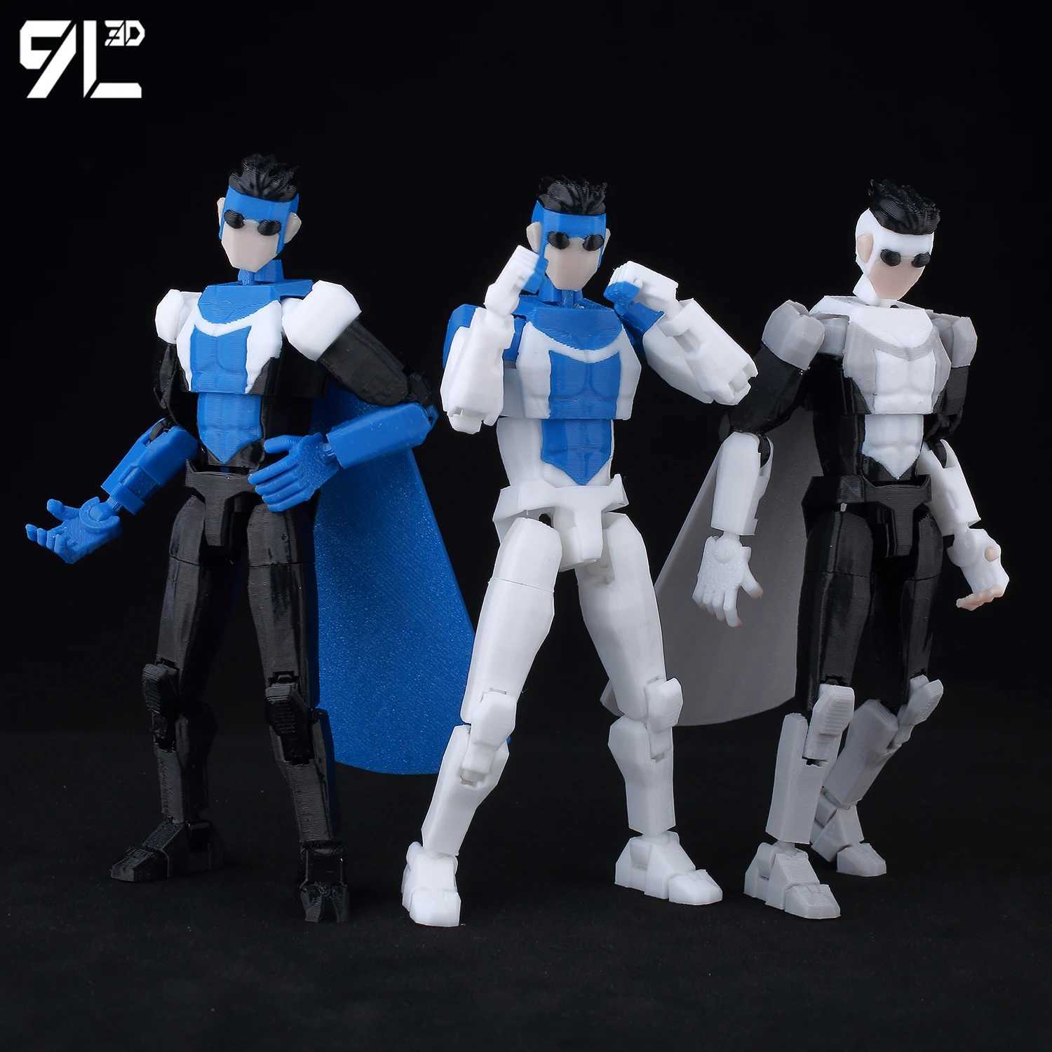 9L3D 13 Invincible Boy Eve Omni Action Figure 3D Printed Anime Model Multi-Jointed Poseable Collectible Toy Gift for FansXJ250614