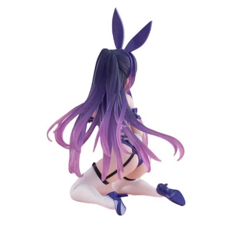 15CM Anime DATE A LIVE Yatogami Tohka Figure Bunny Girl Kneeling Posture Action Figure PVC Model Toys Doll Collection Decoration XJ250614