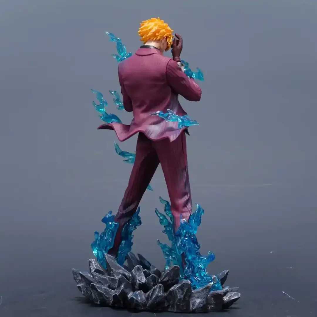 25cm/9.8inch One Piece anime character smoking Sanji PVC Action Figure Model Statue Decoration Collection Toys Birthday GiftXJ250614