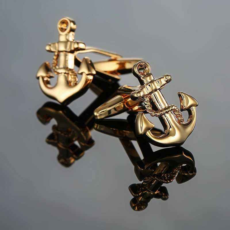 High quality mens French shirt cufflinks aircraft ships racing car anchors cuffs button business suit accessories jewelry gifts XJ250614