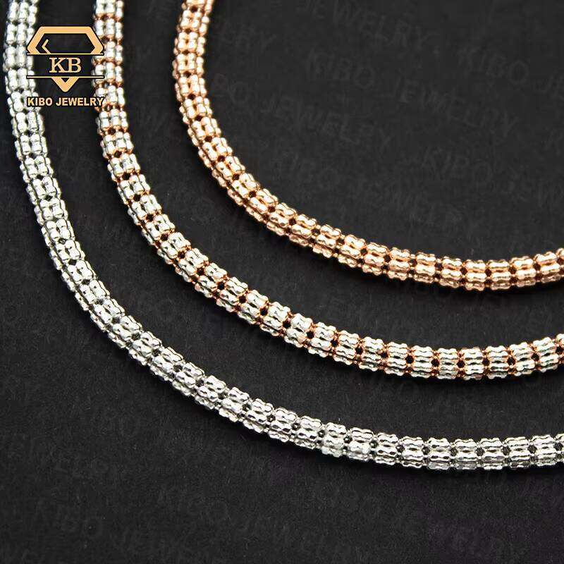 Bestselling Moon Ice Chain Sier Hip-Hop Mens Necklace New Design Jewelry