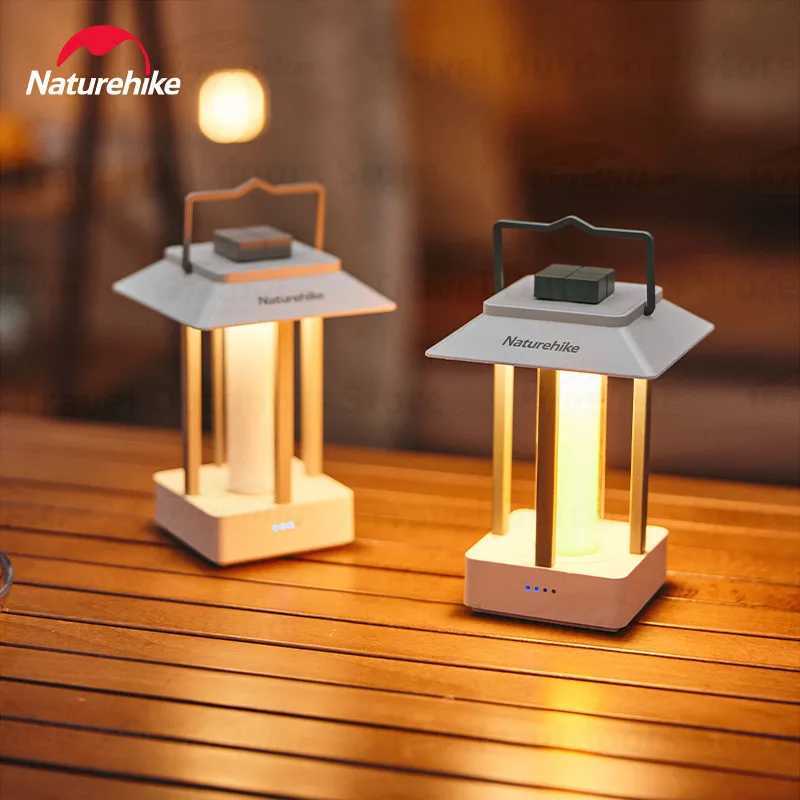 Naturehike Sunset Camping Lights Outdoor Portable LED Light IPX4 Waterproof Tent Hanging Lights Ambient Camp Breathing Lights W250613