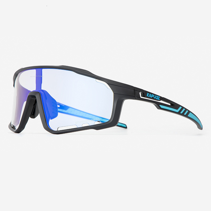Kapvoy color changing cycling glasses outdoor myopia mens and womens mountain bikes windproof glasses cycling equipment 240416