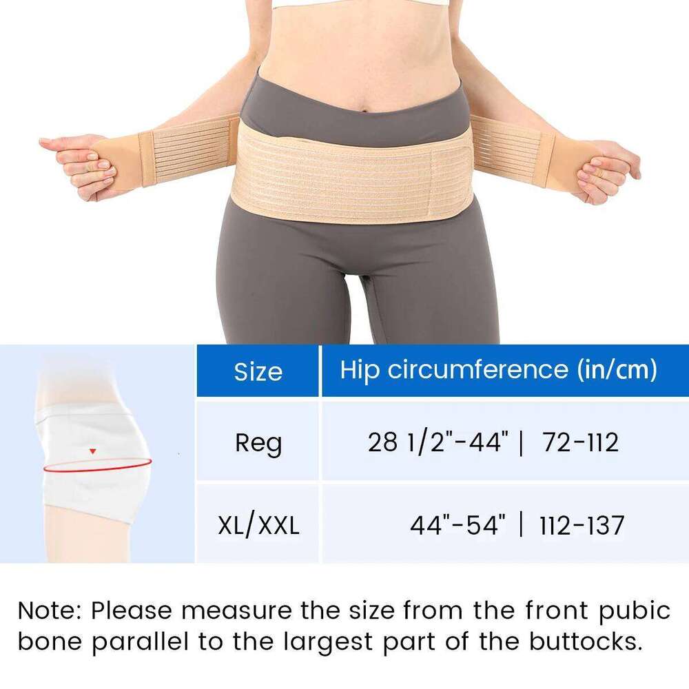 VELPEAU Sacroiliac SI Joint Hip Lower Back Lumbar Sciatica Pain Peic Support Belt Anti-Slip For Men And Women