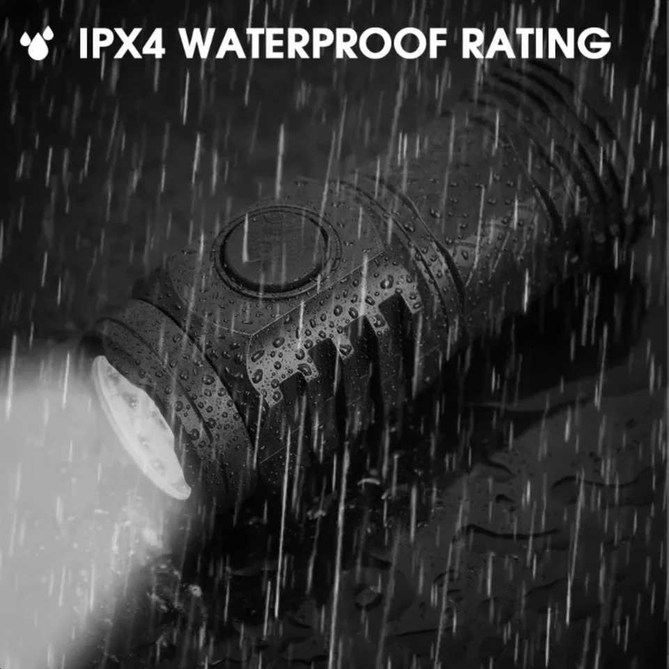 Powerful Portable Flashlight Mini Three Eye Flashlight USB Rechargeable Strong Light Camping Fishing Lantern Magnet Torch W250613