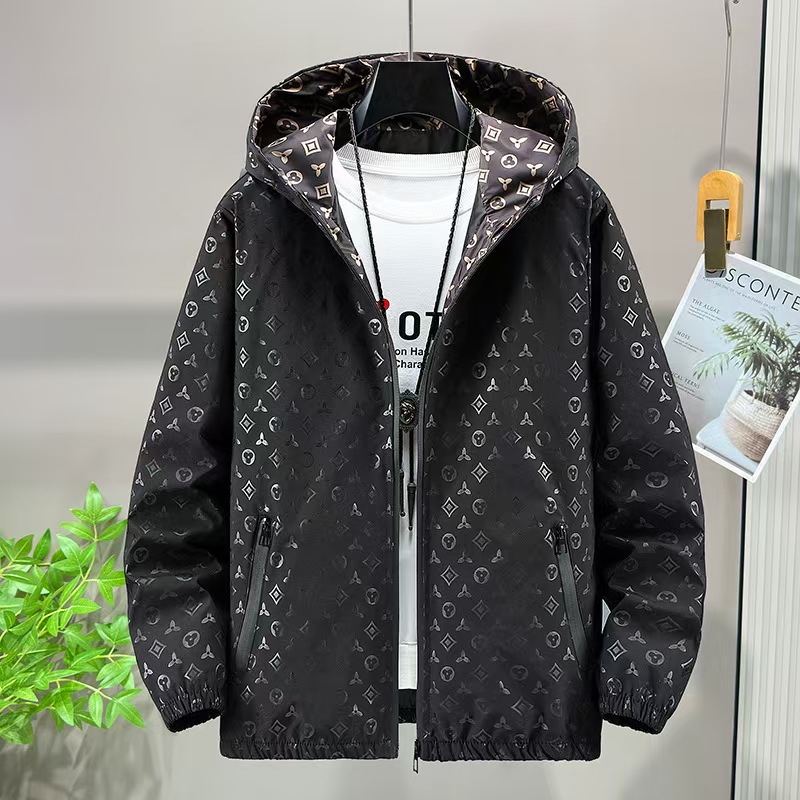 Men's Jackets Fashion Brand designer Outdoor mens jacket Sportswear Running Leisure Windproof Quick Drying Jacket Coat Soft shell Zipper hoodies