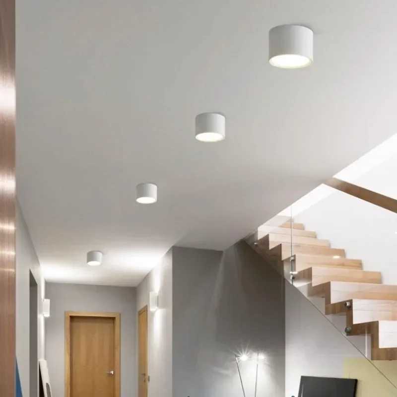 Nordic Round Surface Mounted Downlight LED Small Ceiling Light Spotlight Hallway Entrance Light Aisle Light Indoor Lighting XJ2500613
