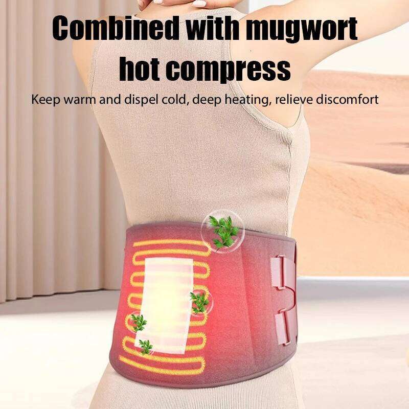 Electric Heating Waist Massager Support Belt Vibration Hot Heated Pads Back Protector 3 Gears Adjustment Relax Healthcare
