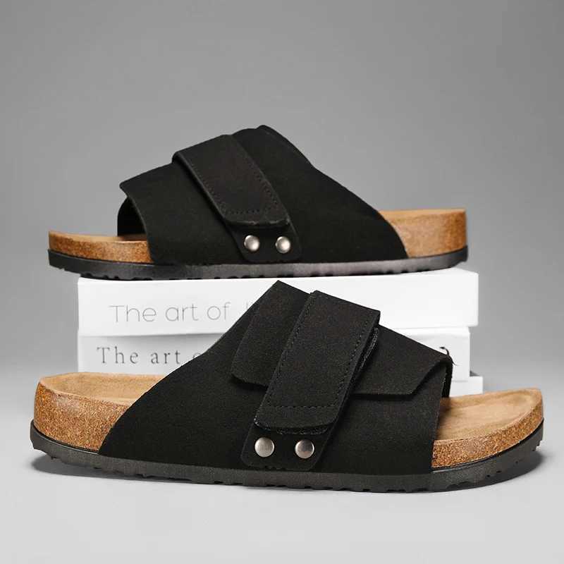 Mans Leather Sandal for Men Beach Sandals Men 2025 Designer Mens Shoes Mens Comfortable Slipper Original s Shoes Summer Z250614