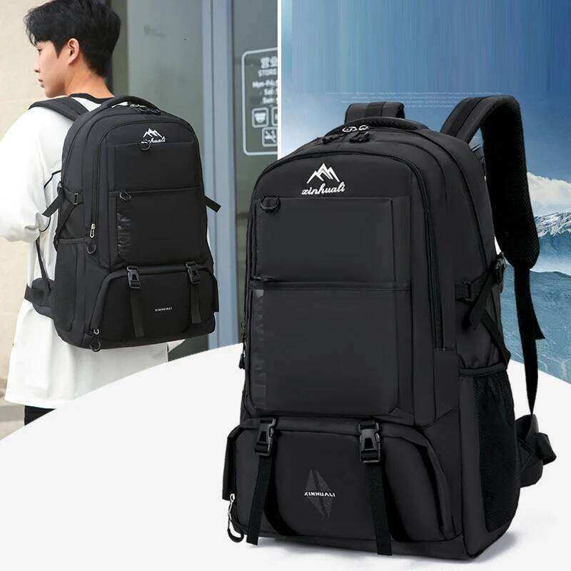 60L Backpacks Men Business Laptop Pack Large Capacity 15.6 Inch Computer Travel Commuting Daypack College Student Bag