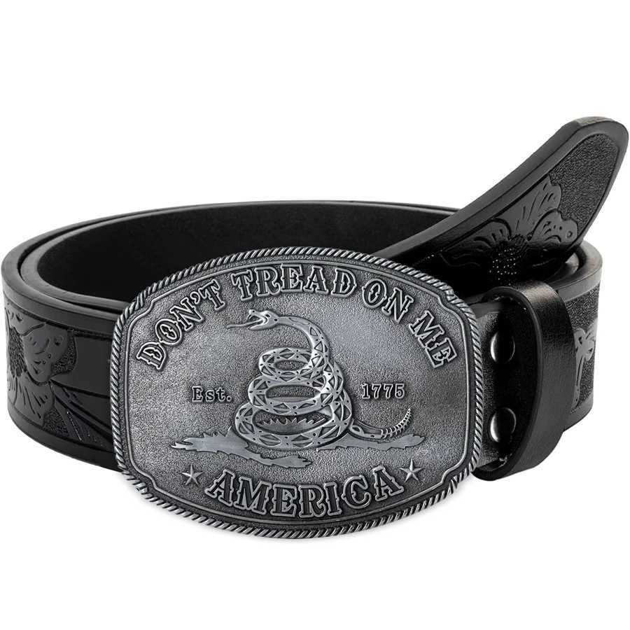 1 new mens western cowboy leather belt fashionable and popular snake skin belt suitable for golf casual pants jeans X250614