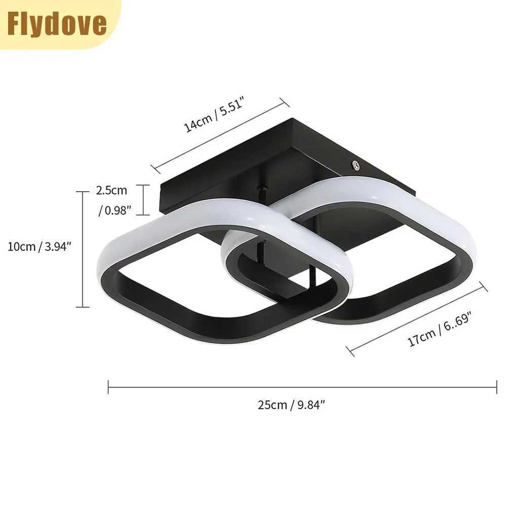 Nordic Minimalist LED Ceiling Chandelier Creative Dressing Room Kitchen Living Room Passage Home Lighting Decoration AC85-265V XJ2500613