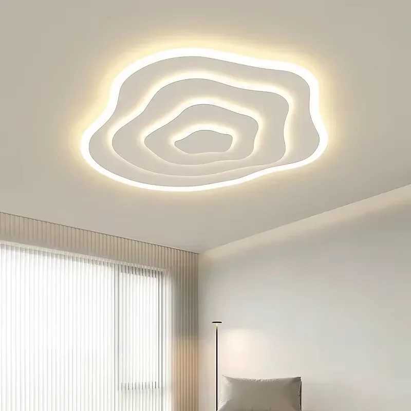 Nordic Ultra Thin LED Ceiling Lights Creative Design Irregular White Cloud Lamp Living Dining Room Study Master Bedroom Light XJ2500613