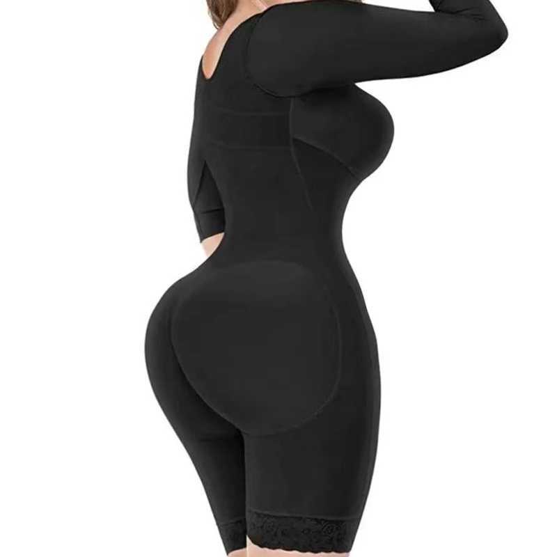 Fajas Colombianas Body Shaper Girdles for Women Tummy Control Post Surgery Compression Female Butt Lifter Shapewear Bodysuits XJ250614