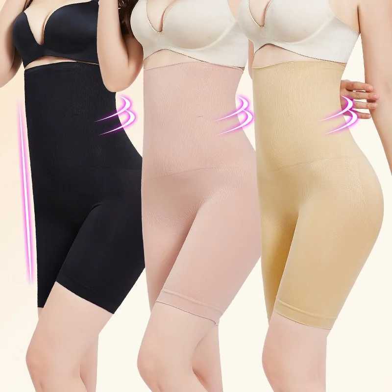 1pcs Women Belly Shaping Brief High Waist Lifting Hip Pants Slimming Panties Plus Size Postpartum Shaper Underwear Safety Panty XJ250614