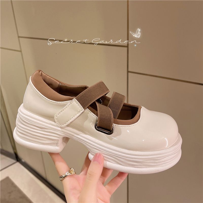 Ddmysports British Style Mary Jane Leather For Women To Match Dresses JK Shoes Summer New Model Outdoor Shoes