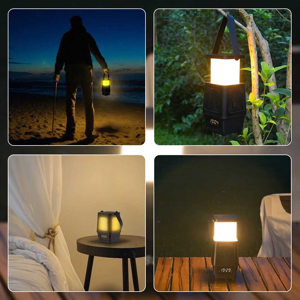 LED Camping Light USB Charging Portable Tent Lamp Multi-functional Portable Lamp For Travel Camping With Speaker W250613