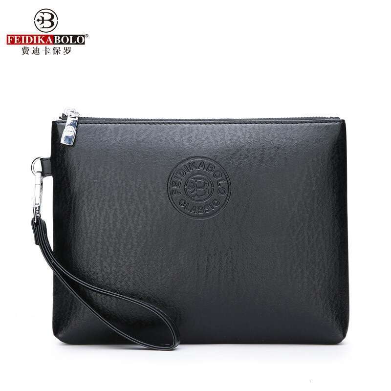 New Casual Clutch PU Soft Leather Men's Phone Bag Large Capacity Wallet