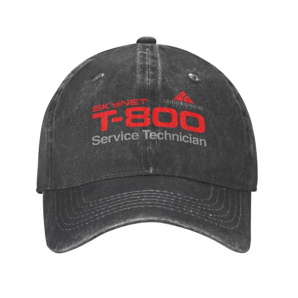 T-800 Technician Men Baseball Caps Terminator Cyberdyne Cyborg Distressed Washed Caps Hat Vintage Outdoor Workouts Snapback Hat W250614
