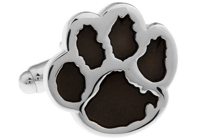 Men Gift Bear Paw Cuff Button Wholesale Black Blue Red Color Option Copper Material Novelty Animal Style Cufflinks wholesale XJ250614