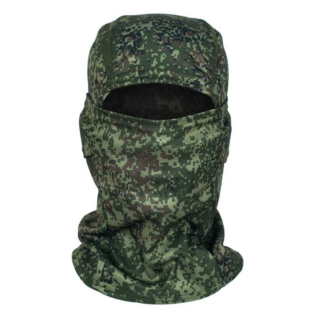 Tactical Camouflage Mask Hat Baseball Cap Beanies Skullies Unisex Hip Hop Knitted Cap Elastic Outdoor Cap W250614