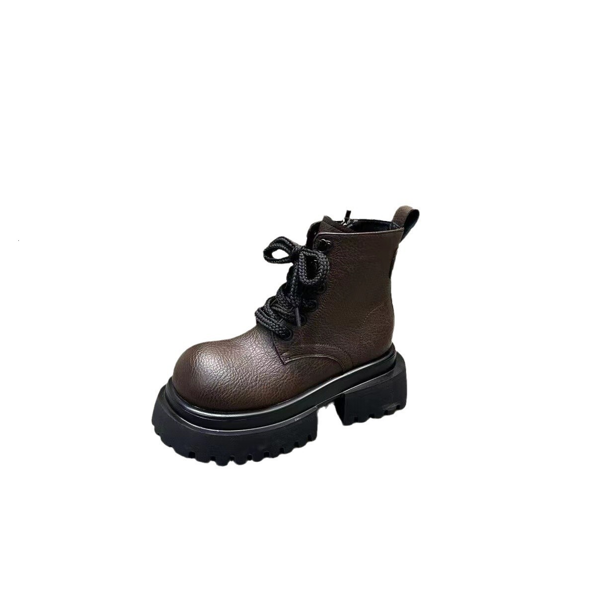 Ddmysports Platform Martin British Style Chunky Heel Women S Autumn New Versatile Short Boots Outdoor Shoes