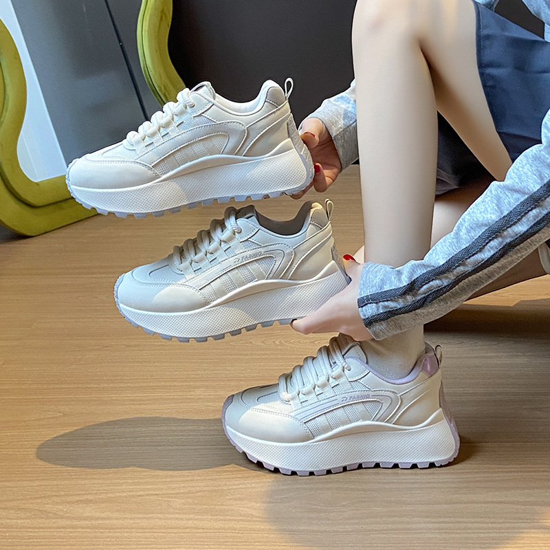 Ddmysports White Sneakers For Women Summer New Korean Style Ins Female Students Casual Sports Versatile Board Shoes Street Photography Bn Outdoor Shoe