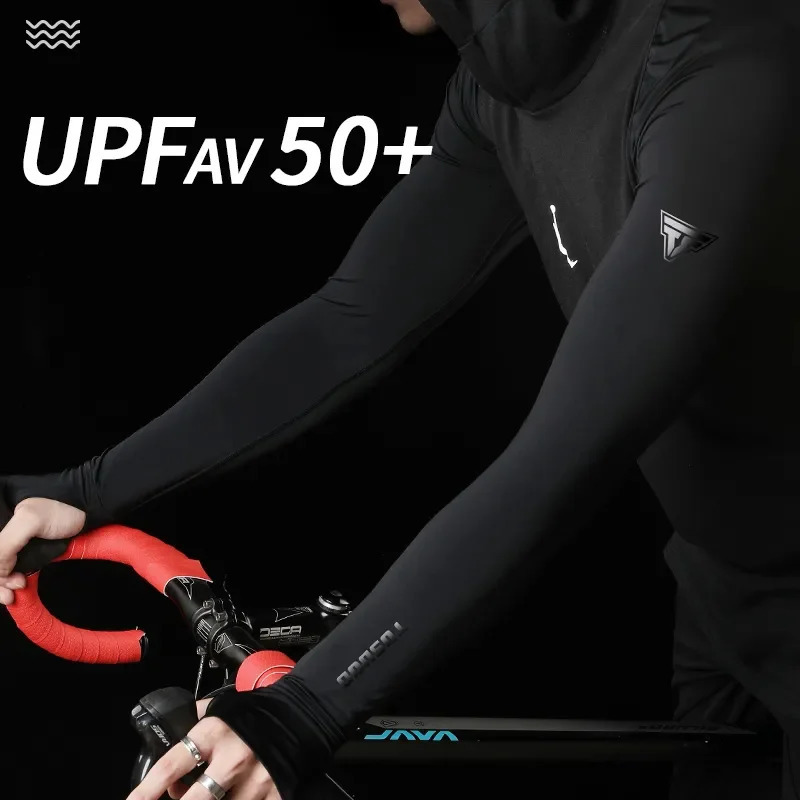 Ice Silk Sunscreen Shawl Mens Summer One Piece Quick Drying Guard Arm Cover UV Protection Cycling Driving Equipment Reflective 250610