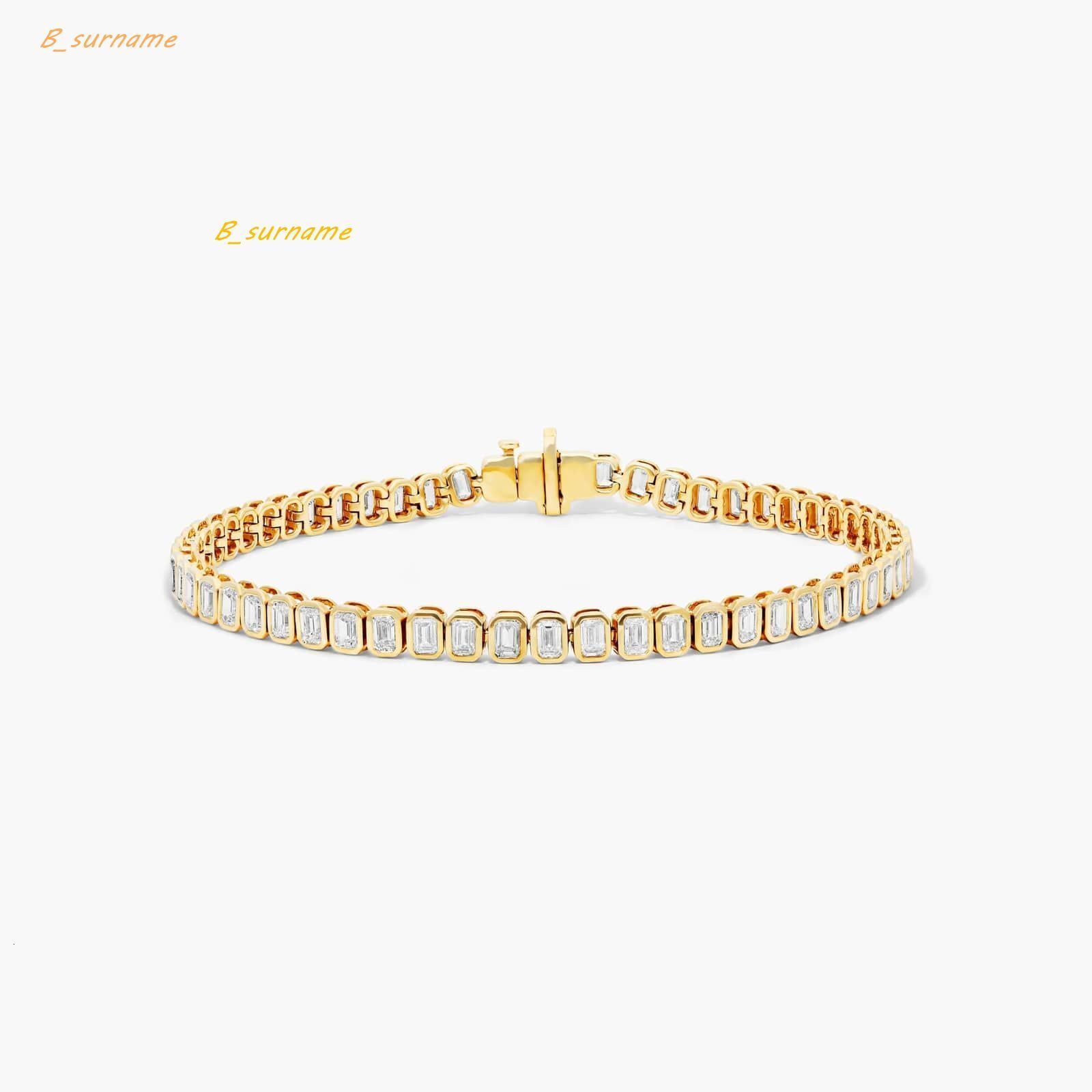 Luxury 3.50 MM Round Cut Moissanite Tennis Bracelet Timeless Silver Gold Jewelry for Womens Everyday Wear Celebrations