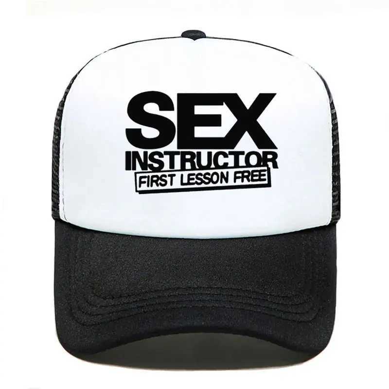 Sex Instructor Funny Creative Baseball Cap Men Women Parent-child Hats Mesh Visor Outdoor Adjustable Caps moto gp baseball cap W250614